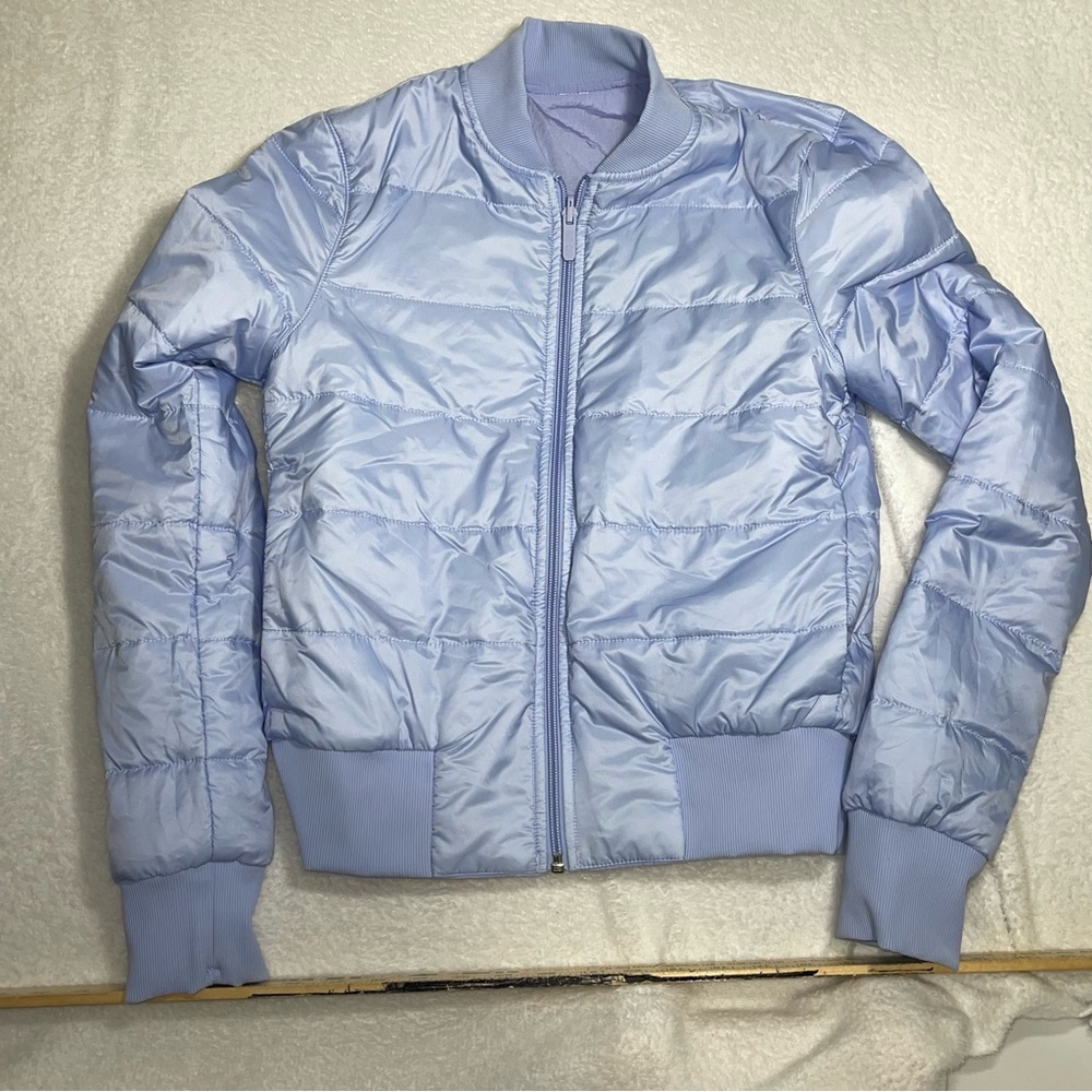 Lululemon nonstop Bomber jacket Women's size 2 reversible full zip - Picture 6 of 13